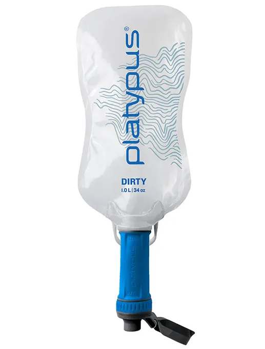 Platypus QuickDraw 1L Waterfiltersysteem – Ultralicht, Snel Filteren, Voor Wandelen En Kamperen