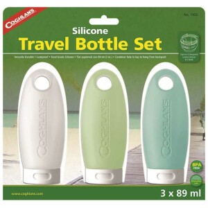 Coghlans Silicone Travel Bottle Set