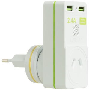 Korjo USB Italy/Swiss Adaptor